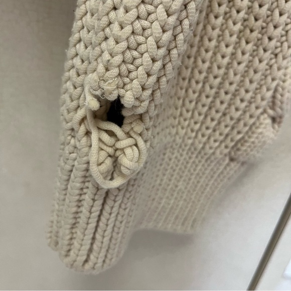 🦢 Nanushka Eria Cable Knit Zip Pullover Sweater 🦢 - Picture 9 of 14